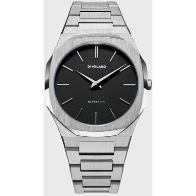 D1 Milano ULTRA THIN 40mm silver ONE SIZE male D1 Milano ULTRA THIN 40mm silver ONE SIZE male