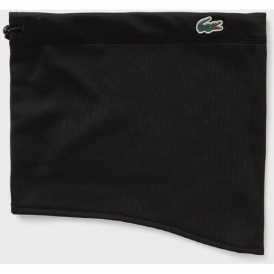 Lacoste Sport Reflective Crocodile Neck Warmer black ONE SIZE male Lacoste Sport Reflective Crocodile Neck Warmer black ONE SIZE male