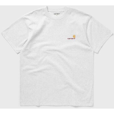 Carhartt WIP S/S American Script T-Shirt grey M male Carhartt WIP S/S American Script T-Shirt grey M male