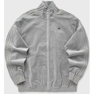Adidas WMNS BRUSHED TWILL FIREBIRD OVERSIZED TRACKTOP grey L female Adidas WMNS BRUSHED TWILL FIREBIRD OVERSIZED TRACKTOP grey L female