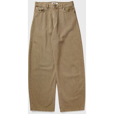 OLAF WMNS MONOGRAM BARREL LEG DENIM PANT beige L female OLAF WMNS MONOGRAM BARREL LEG DENIM PANT beige L female