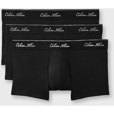 Calvin Klein Underwear LOW RISE TRUNK 3PK black XS male Calvin Klein Underwear LOW RISE TRUNK 3PK black XS male