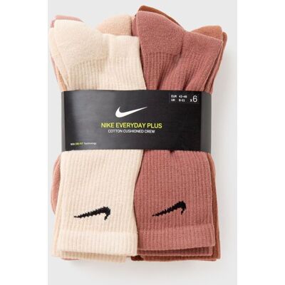 Nike Everyday Plus Cushioned Training Crew Socks (6 Pairs) multi L male Nike Everyday Plus Cushioned Training Crew Socks (6 Pairs) multi L male