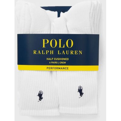 Polo Ralph Lauren CREW SOCK white ONE SIZE male Polo Ralph Lauren CREW SOCK white ONE SIZE male