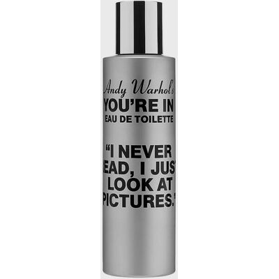 Comme des Garçons Parfum ANDY WARHOL: "I NEVER READ, I JUST LOOK AT PICTURES - 100ml multi ONE SIZE male Comme des Garçons Parfum ANDY WARHOL: "I NEVER READ, I JUST LOOK AT PICTURES - 100ml multi ONE SIZE male