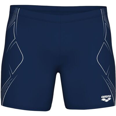 M Arena Graphic Swim Mid Jammer Navy-White Navy-White 5 M Arena Graphic Swim Mid Jammer Navy-White Navy-White 5