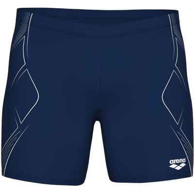 M Arena Graphic Swim Mid Jammer Navy-White Navy-White 10 M Arena Graphic Swim Mid Jammer Navy-White Navy-White 10