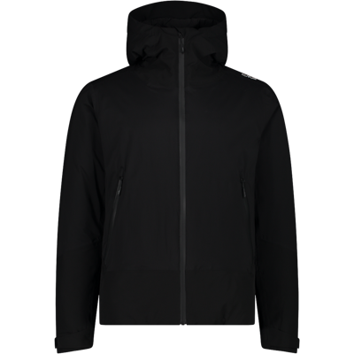 CMP Man Jacket Fix Hood Nero Nero 56 CMP Man Jacket Fix Hood Nero Nero 56