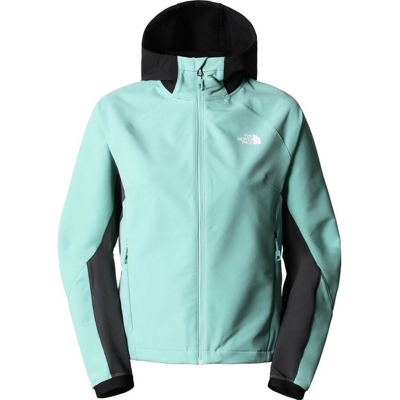 The North Face Damen Jacke W Ao Softshell Hoodie Wasabi-Asphalt Grey-Tnf Bl M The North Face Damen Jacke W Ao Softshell Hoodie Wasabi-Asphalt Grey-Tnf Bl M