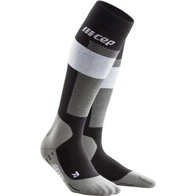 Cep Merino Socks, Skiing, Tall, V2, Grey Iv Cep Merino Socks, Skiing, Tall, V2, Grey Iv