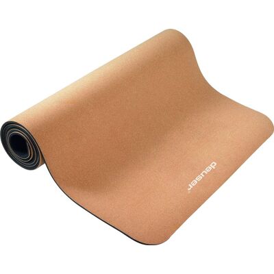 Deuser Yoga-Matte - Kork/Grau - Unisex - One Size Deuser Yoga-Matte - Kork/Grau - Unisex - One Size