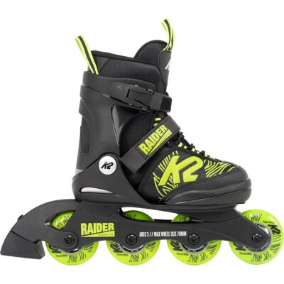 K2 Raider Schwarz/Limette - Kinderskates K2 Raider Schwarz/Limette - Kinderskates