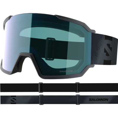 SALOMON Goggles S/view 3 Photo Ebony/blue 000 000 SALOMON Goggles S/view 3 Photo Ebony/blue 000 000