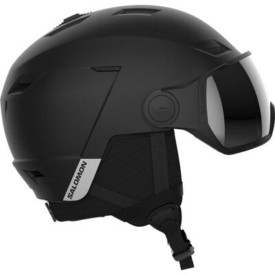 SALOMON Helmet Pioneer Lt Visor Bk/uni Si Black/ Black/ M SALOMON Helmet Pioneer Lt Visor Bk/uni Si Black/ Black/ M
