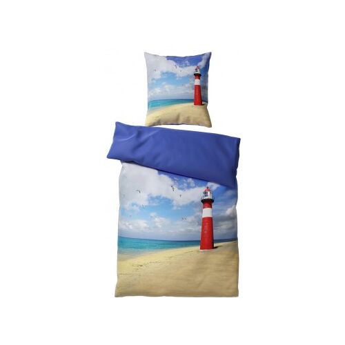 WCShop24 Bettwäsche Leuchtturm 135 x 200 cm