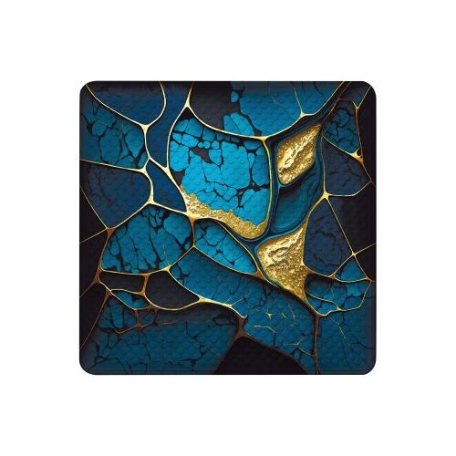 WCShop24 Badematte Marmor Cobalt 53 x 53 cm