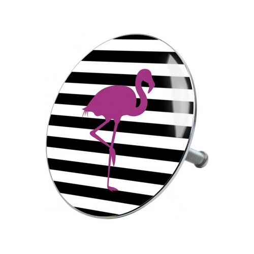WCShop24 Badewannenstöpsel Flamingo