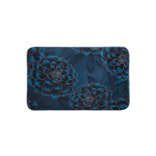 WCShop24 Badteppich Dahlien 50 x 80 cm