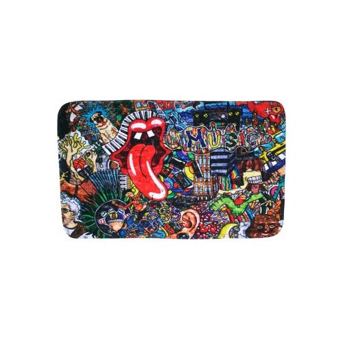 WCShop24 Badteppich Graffiti 50 x 80 cm