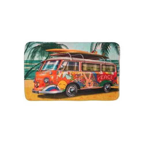 WCShop24 Badteppich Summer Bus 70 x 110 cm