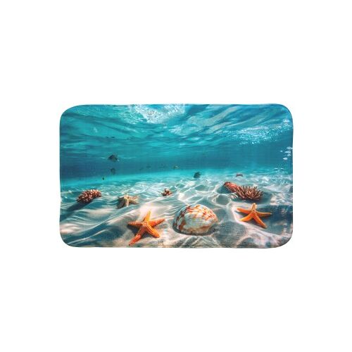 WCShop24 Badteppich Waterworld 50 x 80 cm