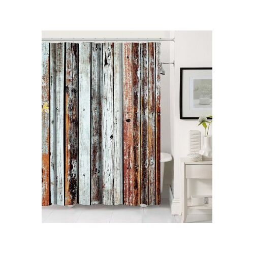 WCShop24 Duschvorhang Antik 180 x 180 cm