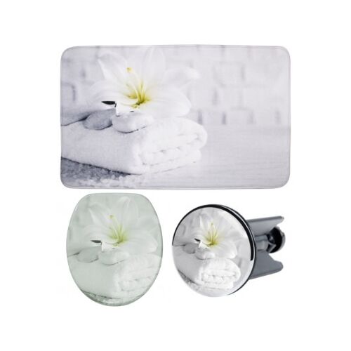 WCShop24 3-teiliges Badezimmer Set Good Feeling