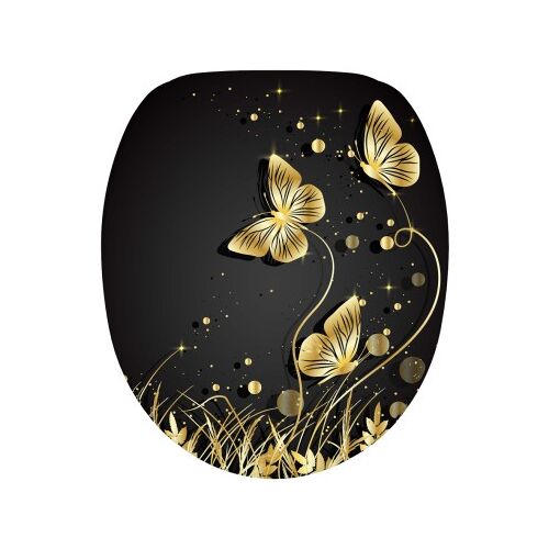 WCShop24 WC-Sitz mit Absenkautomatik Silhouette - Premium Toilettendeckel direkt vom Hersteller