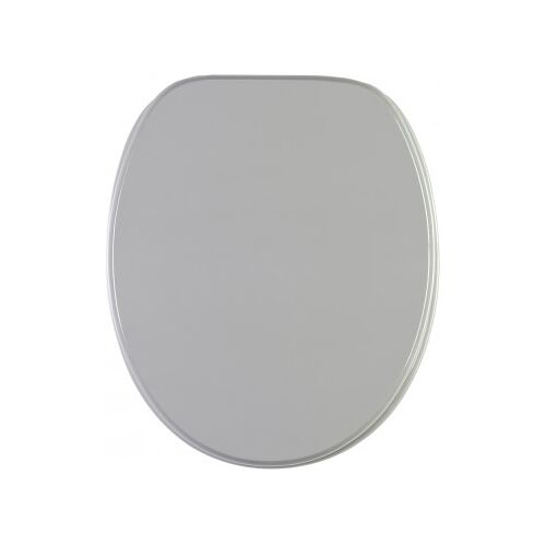 WCShop24 WC-Sitz mit Absenkautomatik Manhattan Grau - Premium Toilettendeckel direkt vom Hersteller
