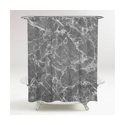 WCShop24 Duschvorhang Marmor Grau 180 x 200 cm WCShop24 Duschvorhang Marmor Grau 180 x 200 cm