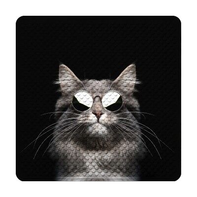 WCShop24 Badematte Cool Cat 53 x 53 cm WCShop24 Badematte Cool Cat 53 x 53 cm