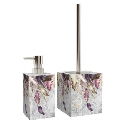 WCShop24 Badezimmer Set Federn WCShop24 Badezimmer Set Federn