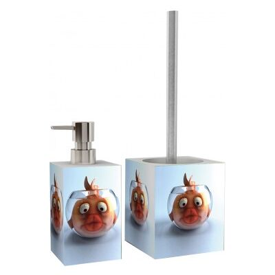 WCShop24 Badezimmer Set Goldfisch WCShop24 Badezimmer Set Goldfisch