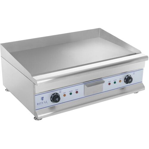 Royal Catering Doppel Elektro Grillplatte - 60 cm - glatt - 2 x 3.200 W RCG 60