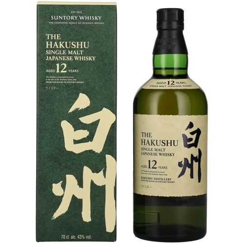 The House of Suntory Suntory The Hakushu 12 Years Old Single Malt 43% Vol. 0,7l in Geschenkbox