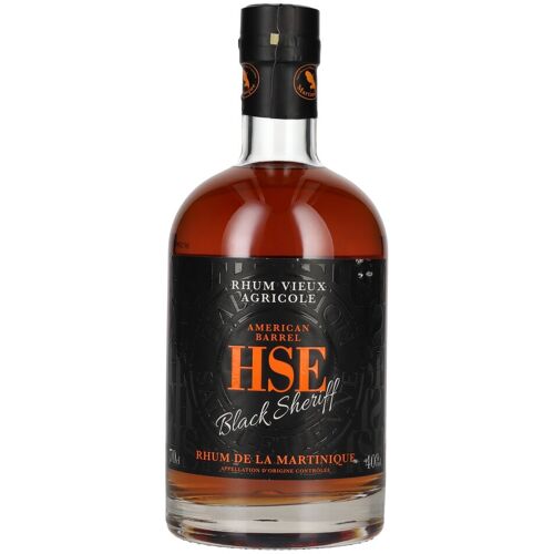Rhum HSE HSE Rhum Vieux Agricole BLACK SHERIFF American Barrel 40% Vol. 0,7l