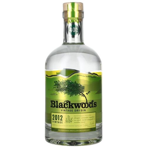 Blackwoods Gin Blackwoods Vintage Dry Gin 2012 40% Vol. 0,7l