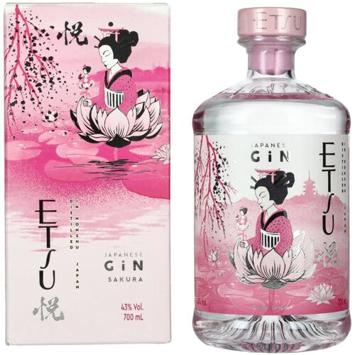 Etsu Gin Etsu Japanese SAKURA Gin 43% Vol. 0,7l in Geschenkbox