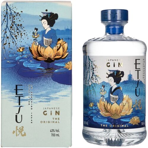 Etsu Gin Etsu Japanese Handcrafted Gin The Original 43% Vol. 0,7l in Geschenkbox