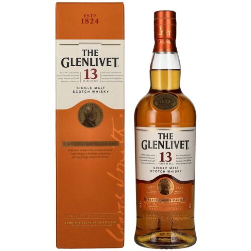 The Glenlivet 13 Years Old FIRST FILL AMERICAN OAK 40% Vol. 0,7l in Geschenkbox