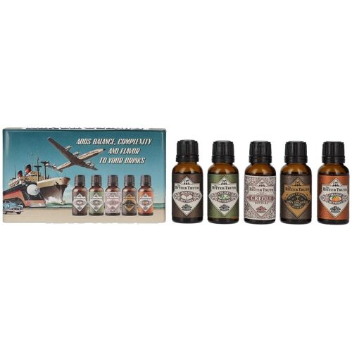 The Bitter Truth Cocktail Bitters Traveler's Set 38,2% Vol. 5x0,02l in Tinbox