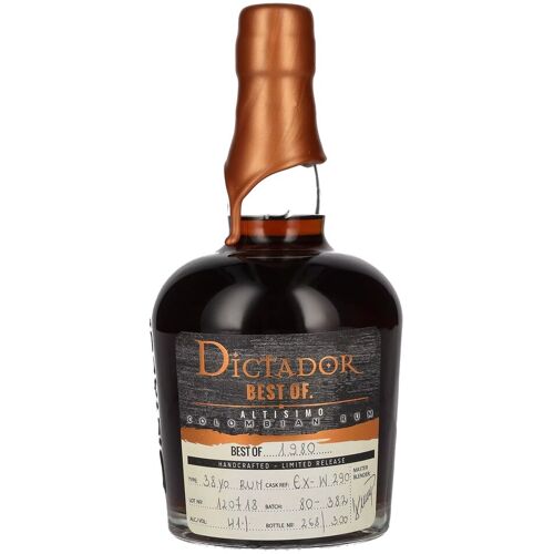 Dictador Rum Dictador BEST OF 1980 ALTISIMO Colombian Rum Limited Release 41% Vol. 0,7l