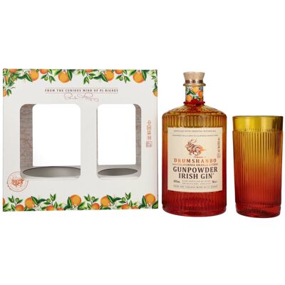Drumshanbo Gunpowder Irish Gin with California Orange Citrus 43% Vol. 0,7l in Geschenkbox mit Glas Drumshanbo Gunpowder Irish Gin with California Orange Citrus 43% Vol. 0,7l in Geschenkbox mit Glas