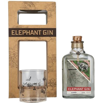 Elephant Gin Elephant London Dry Gin 45% Vol. 0,5l in Geschenkbox mit Glas Elephant Gin Elephant London Dry Gin 45% Vol. 0,5l in Geschenkbox mit Glas