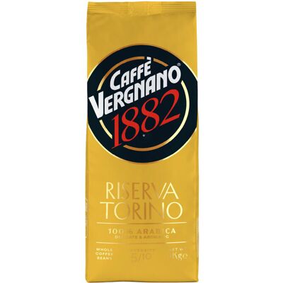 Caffè Vergnano - Kaffeebohnen – 100 % Arabica Riserva Torino - 1 Kg - MaxiCoffee Caffè Vergnano - Kaffeebohnen – 100 % Arabica Riserva Torino - 1 Kg - MaxiCoffee