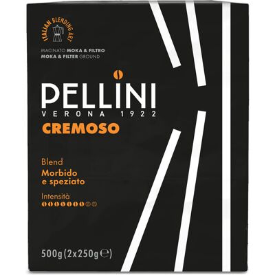 Pellini N° 20 Espresso Kaffee - Gemahlen für Moka & Bialetti Pellini N° 20 Espresso Kaffee - Gemahlen für Moka & Bialetti