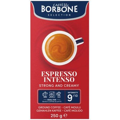 Caffè Borbone - Espresso Intenso Blend - Gemahlener Kaffee - 250g - MaxiCoffee Caffè Borbone - Espresso Intenso Blend - Gemahlener Kaffee - 250g - MaxiCoffee