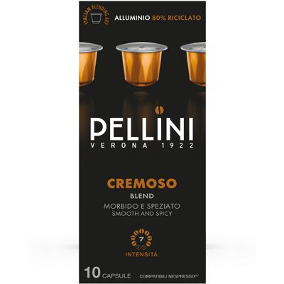 Café Pellini Pellini - Cremoso - 10 Nespresso*original-kompatible Kapseln - MaxiCoffee Café Pellini Pellini - Cremoso - 10 Nespresso*original-kompatible Kapseln - MaxiCoffee