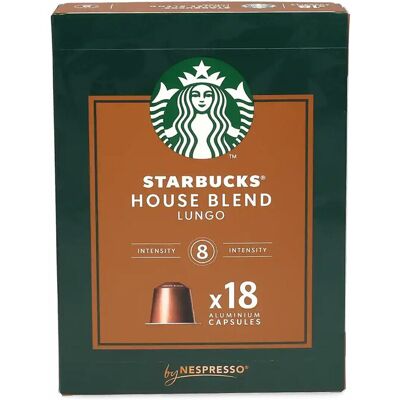 18 Nespresso* Original Kompatible Kapseln House Blend – Starbucks - MaxiCoffee 18 Nespresso* Original Kompatible Kapseln House Blend – Starbucks - MaxiCoffee