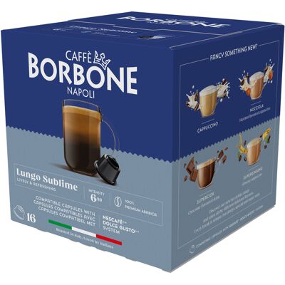 Caffè Borbone 16 Nescafe* Dolce Gusto* Kompatible Kapseln 100% Arabica – Caffe Borbone - MaxiCoffee Caffè Borbone 16 Nescafe* Dolce Gusto* Kompatible Kapseln 100% Arabica – Caffe Borbone - MaxiCoffee